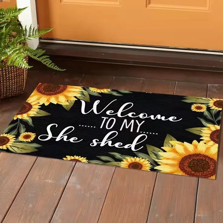 New arrival Rectangular sublimation door mat insert only for sublimation