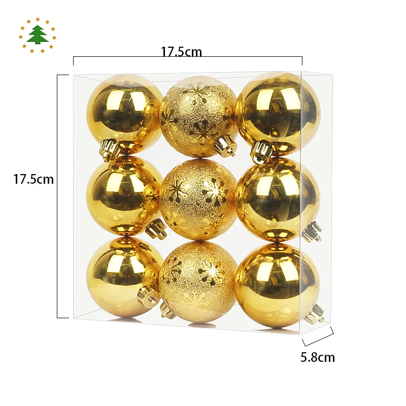 Wholesale Various Sizes Clear Plastic Ball Christmas Ornaments Costume Christmas Ball