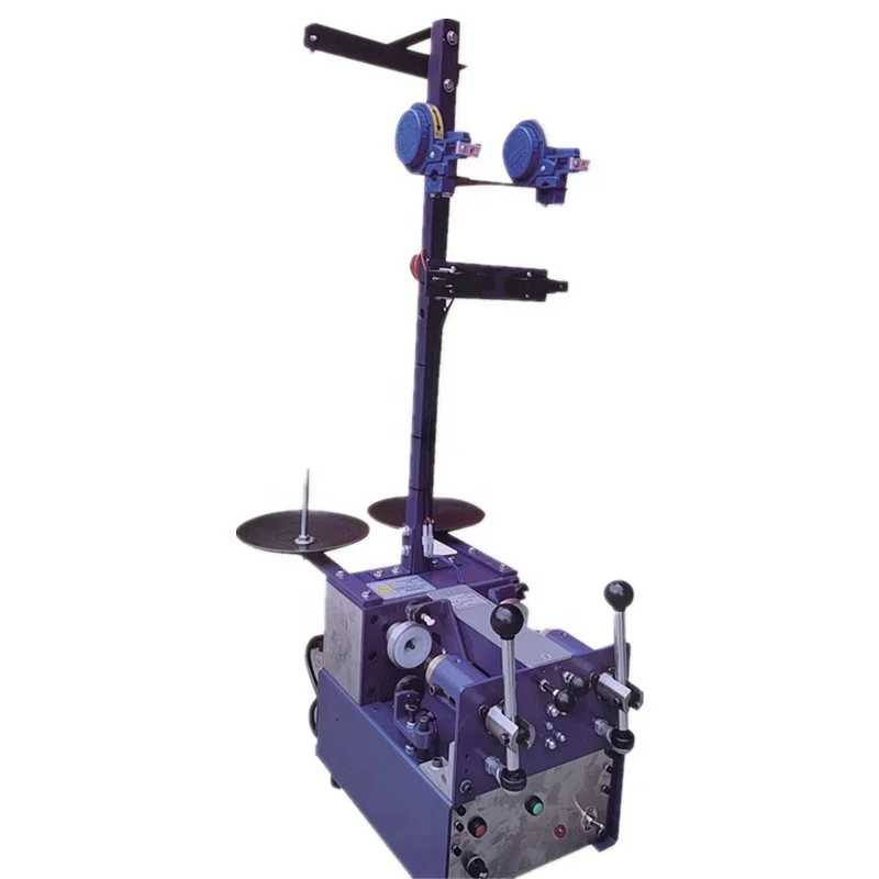 Leno bobbin winder with 2 spindles