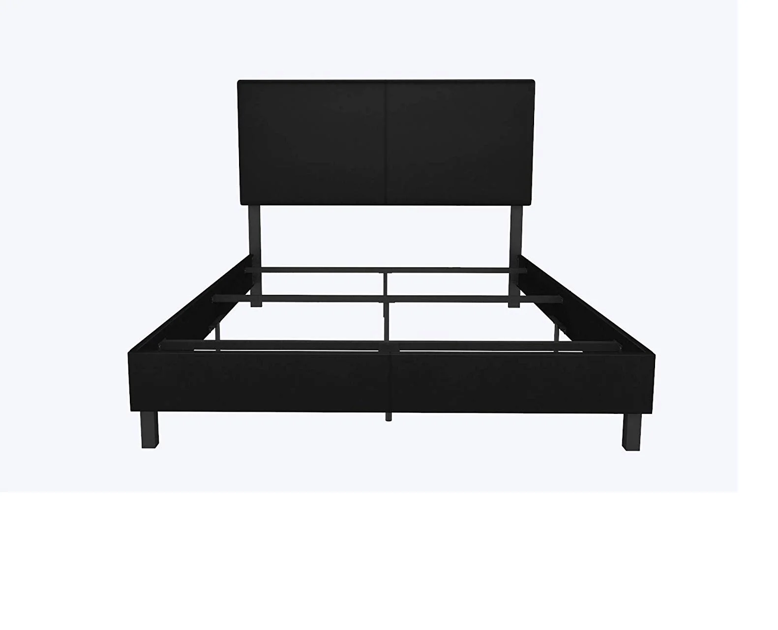 Новый дизайн, дождевая Высокая мягкая кровать с шикарным дизайном, королева, черная искусственная кожа