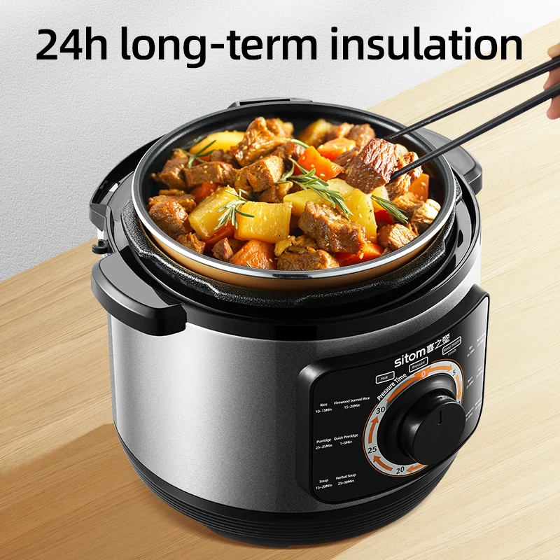 Home Appliance 6L 8L Electrical Multi Cooker Factory Direct Sales Machinery Commercial Pressure Stainless Steel