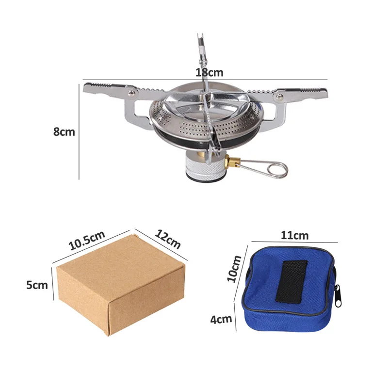 Outdoor Cooking Picnic Hiking  Camping Burner Gas Stove Portable Pocket Stove Small Power stove Head