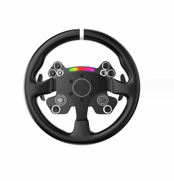 High quality custom made oem silicone rubber overmoulded carbon fiber game steering wheel for sale
