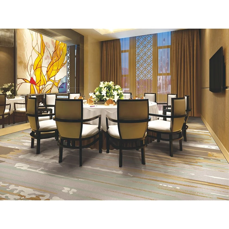 Haima carpet classical wall to wall carpet luxury hotel decoration lobby hall axminster carpet