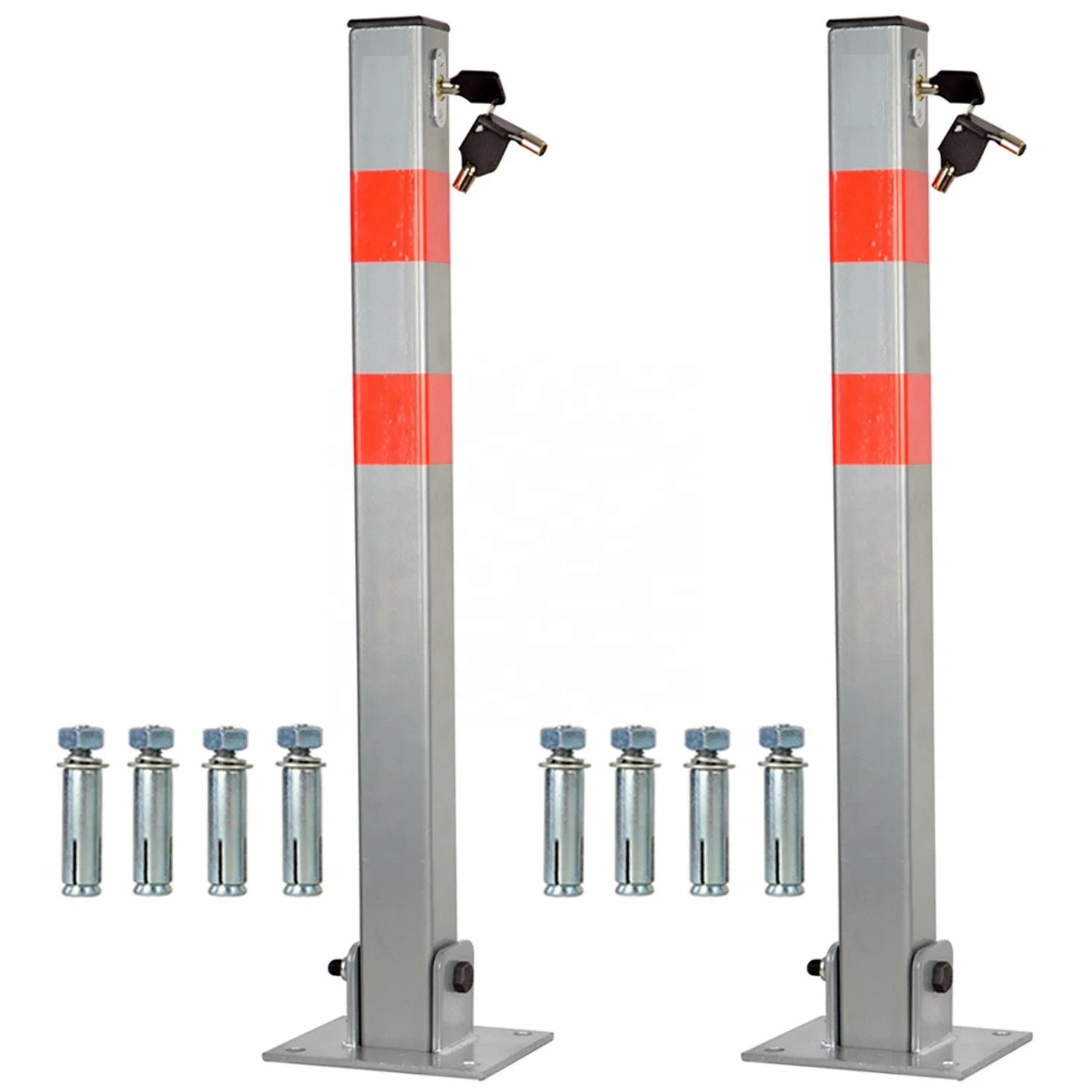 FOLDING PARKING BARRIER CAR BOLLARD VEHICLE DRIVEWAY CAR SAFETY SECURITY POST