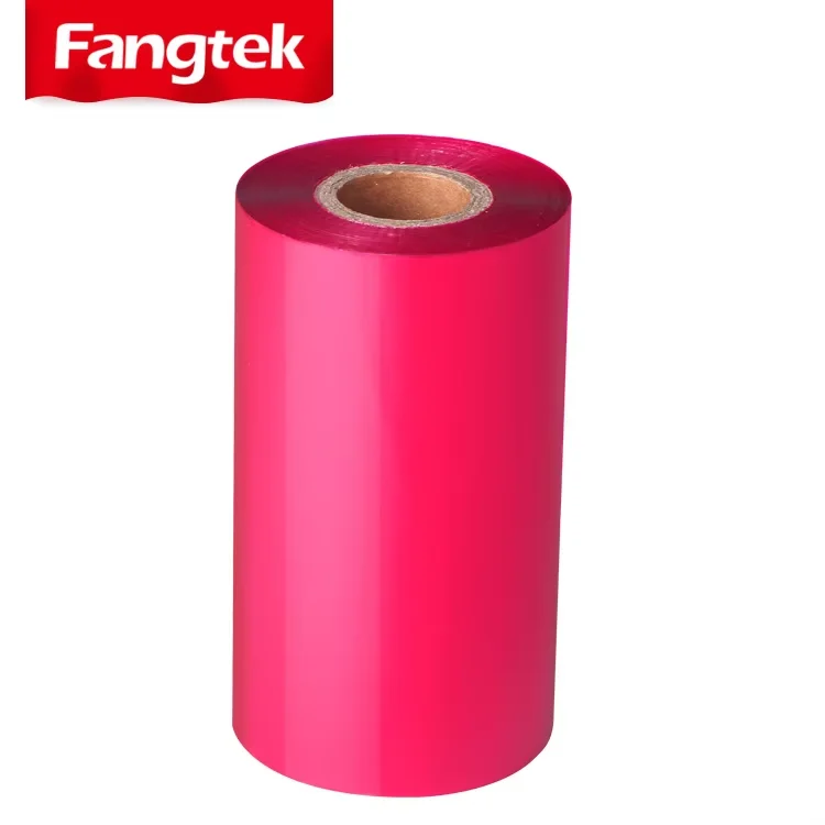 China Manufacture 100*300mm Satin RibbonRbbonThermal Barcode Wax Resin Ribbon Thermal Transfer Ribbon for Thermal Ribbon Printer
