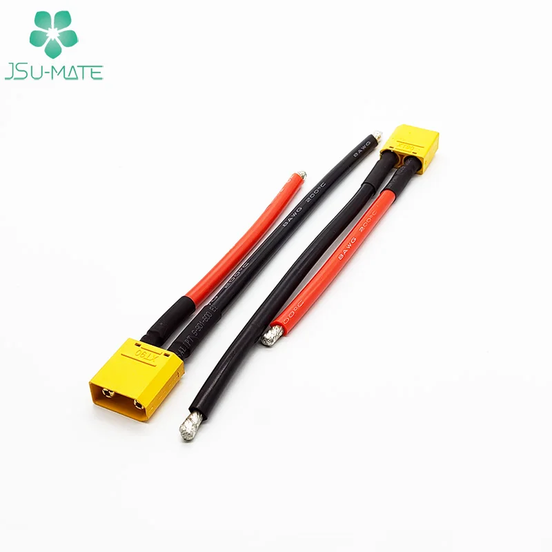 Высокотемпературный силиконовый кабель 8AWG для Lipo Battery XT30 XT60 XT90 Male Female RC Cable