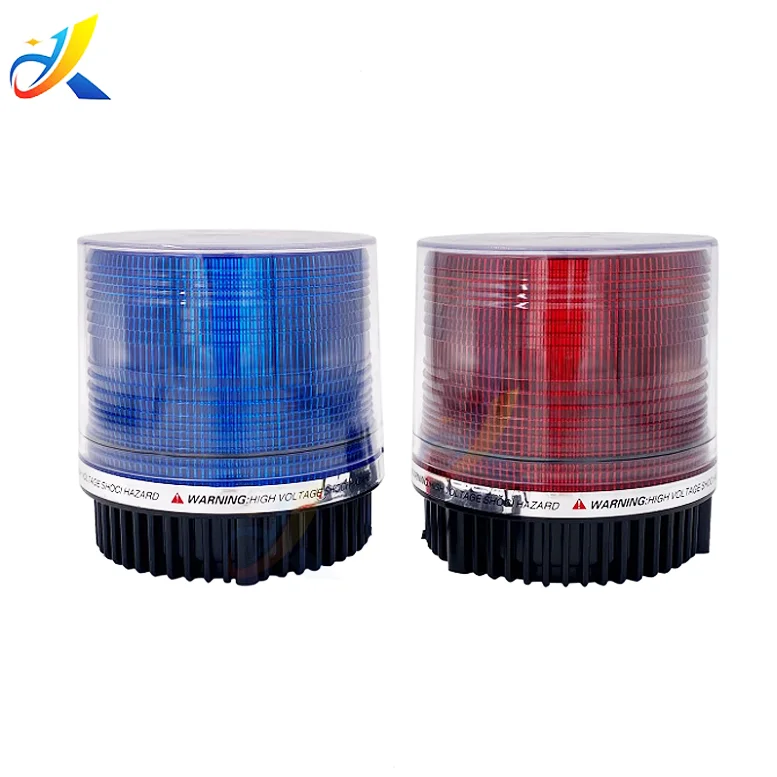 Red Blue White Yellow Amber Colors 12V Flash Strobe LED Beacon Magnetic Traffic Light for Trucks