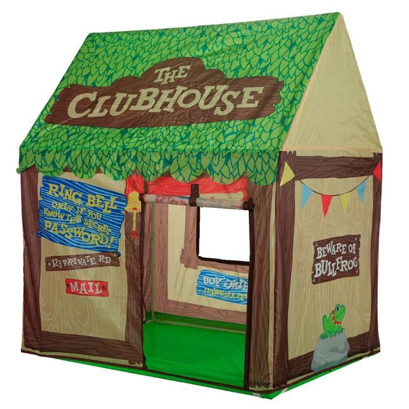 Indoor kids party tent entertainment 190T Polyester play tent house for kids