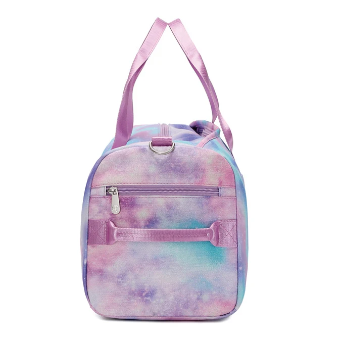 Girls Overnight Dance Duffle Bag Kids Sports Gym Travel Bags for Girls Teens Gymnastics Ballet Bag with Shoe Compartment