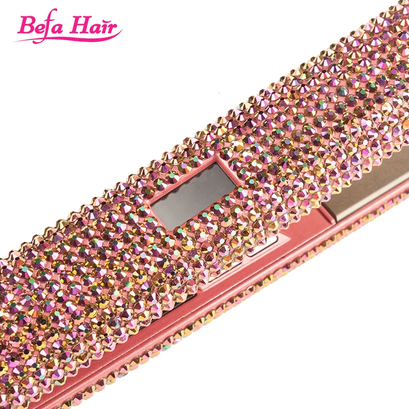 wholesale amazon high quality iron titanium hair private label flat iron  professional hair straightener online with custom logo
