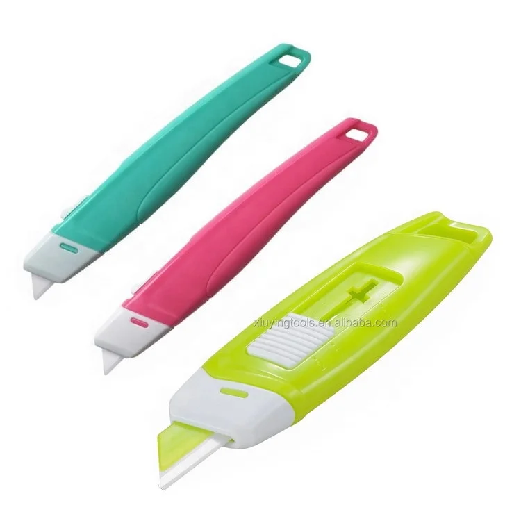 Ceramic Utility Knife  Blade Retractable Ceramic utility knife Cutter Courier Art Ceramic Blade Stationery Utility Knife