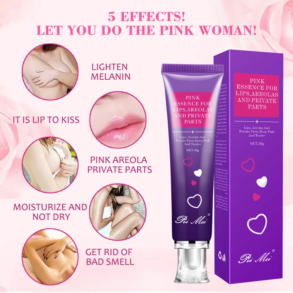 Skin Care Cream Pink Body Girl Private Parts Areola Nipple Underarm Armpit Whitening Lips Whitening Gel