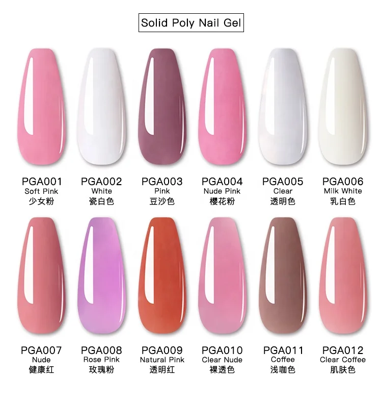 3 in 1 Chinese Good price Factory Supplier Quick Building Finger Extension Long Lasting Glitter Acrylic Powder Gel Soak off UV G