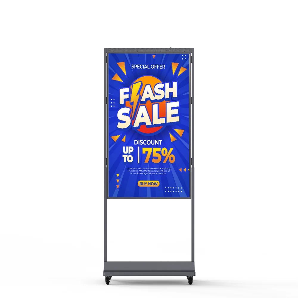 TNI Panel 110 Window Display Floor Standing Hanging Ceiling LCD Shop Window Facing Advertising Displays Digital Signage