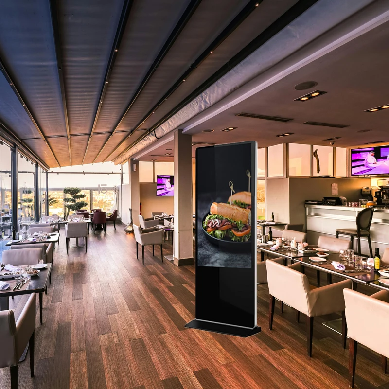 43 inch standing floor kiosk HD-40M motherboard digital advertising signage vertical touch screen kiosk totem digital