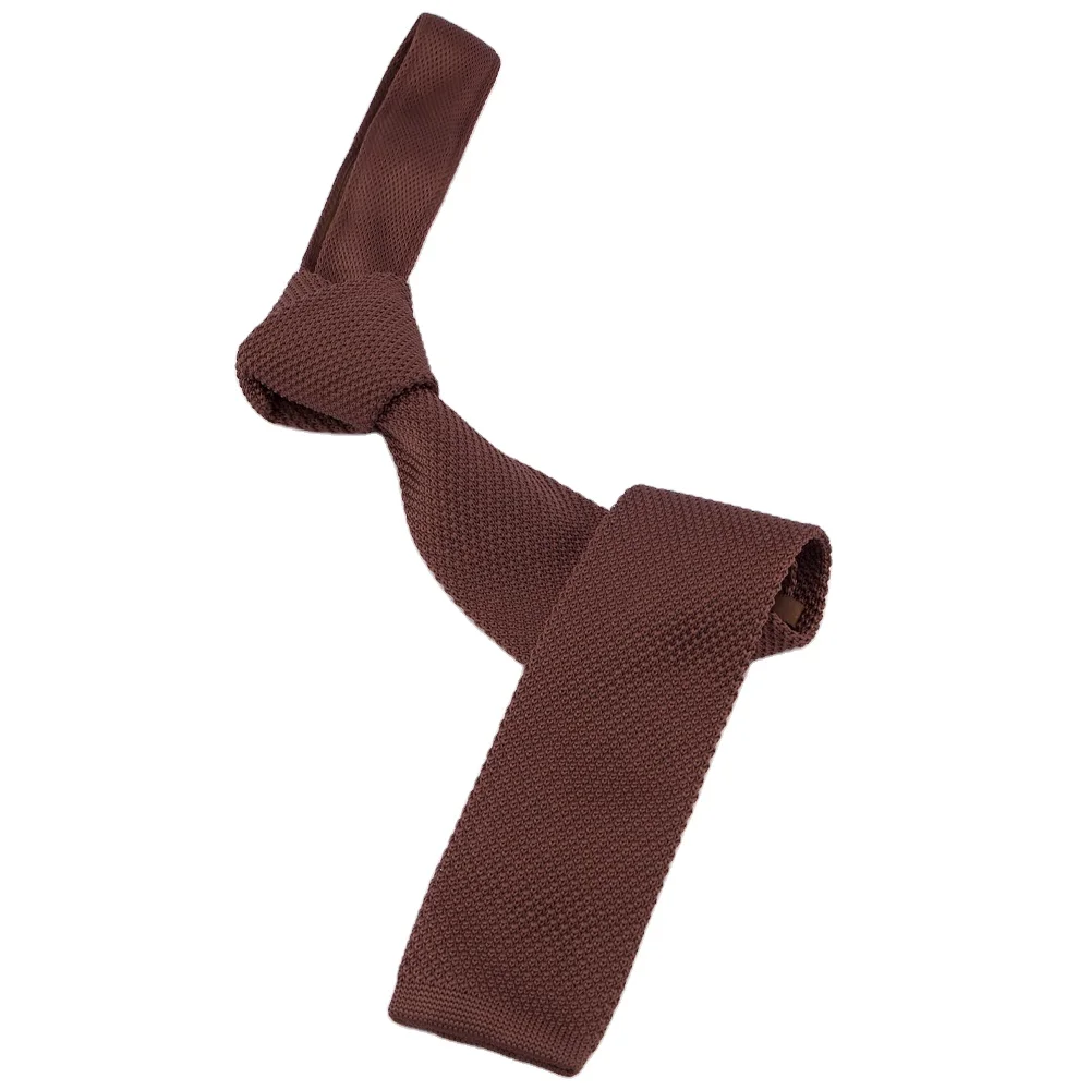 Manxiang Customize Handmade Elegant Slim Skinny Mens Knitted Tie