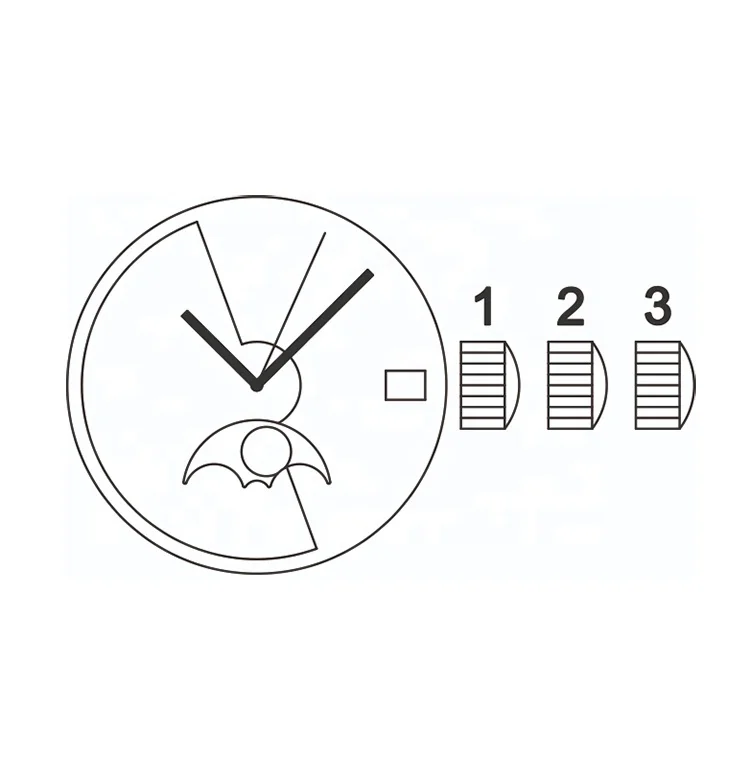 Silver Color Version Automatic Mechanical Watch Sellita SW280-1 Movement Caliber for Sale