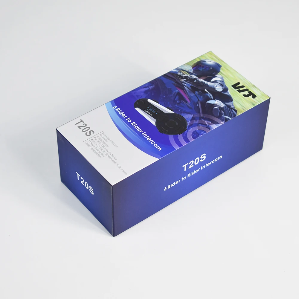 2-Way Full-Duplex Moto Bluetooth Intercom 1000m BT 5.0 Motorcycle Helmet Intercom With Cheap Price