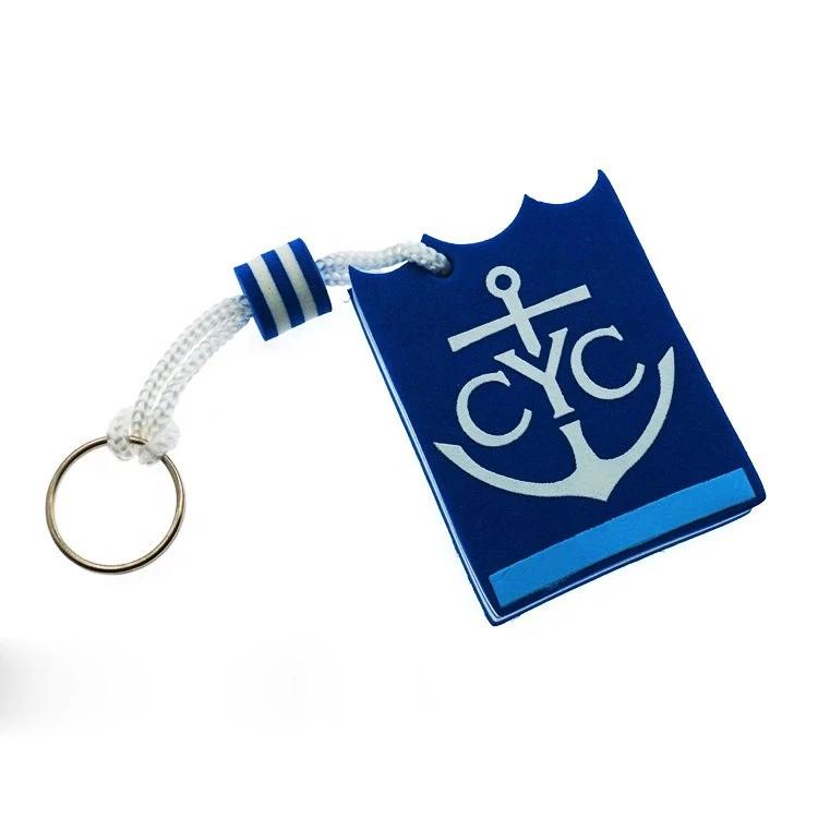 Custom logo floating key chain keyring eva foam keychains cheap price