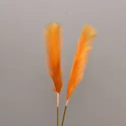 High Quality False Large Fluffy Grey Beige Artificial Dried Pampas Grass For Sale