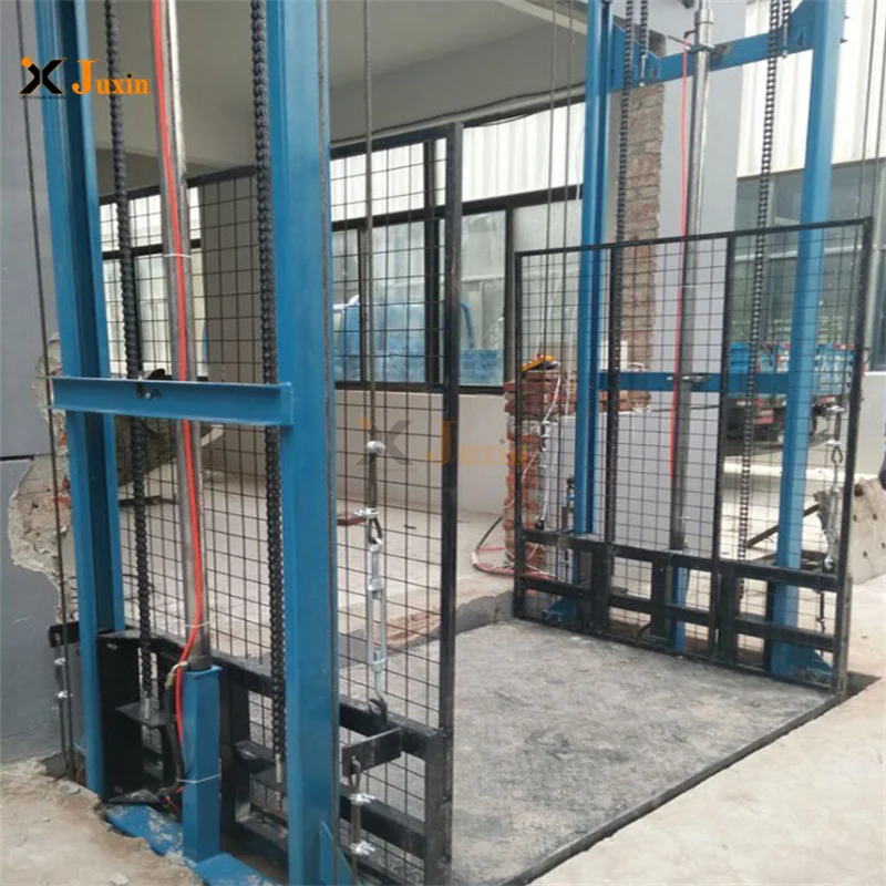 Small Cargo Lift 5000 Kg Cargo Lift Geared Elevator Home Hydraulic Lift Elevator