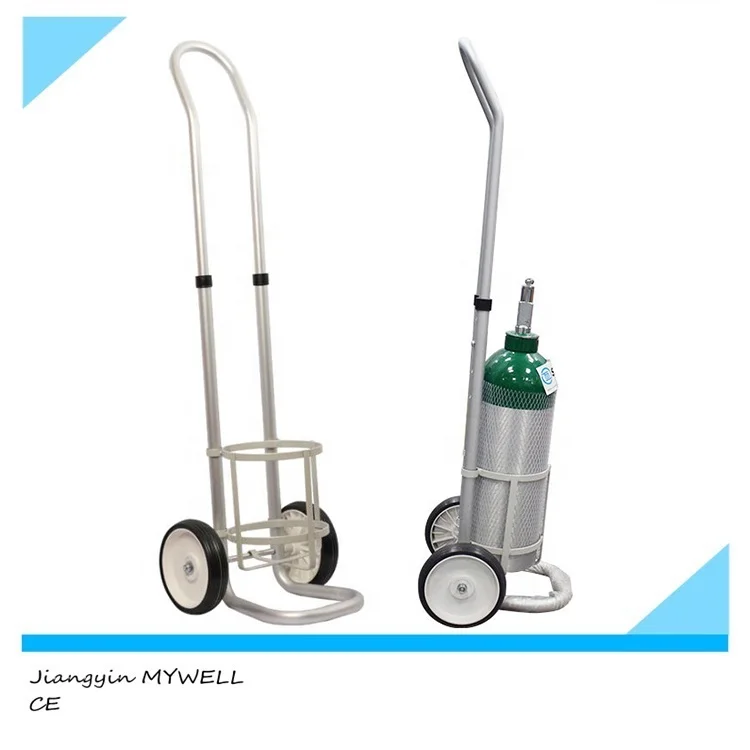 M-OT01 MYWELL 10L Hospital Portable Medical Oxygen Cylinder Trolley Cart For Oxygen Bottle