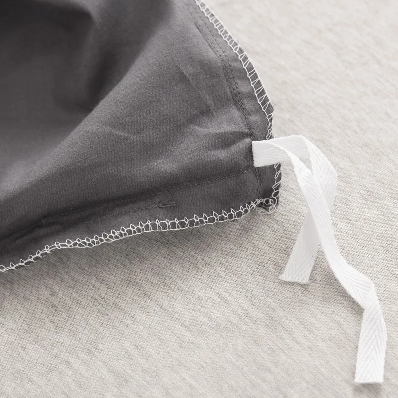 Custom heavyweight 100% cotton quilt cover set weighted blanket quilt cover bed sheet queen