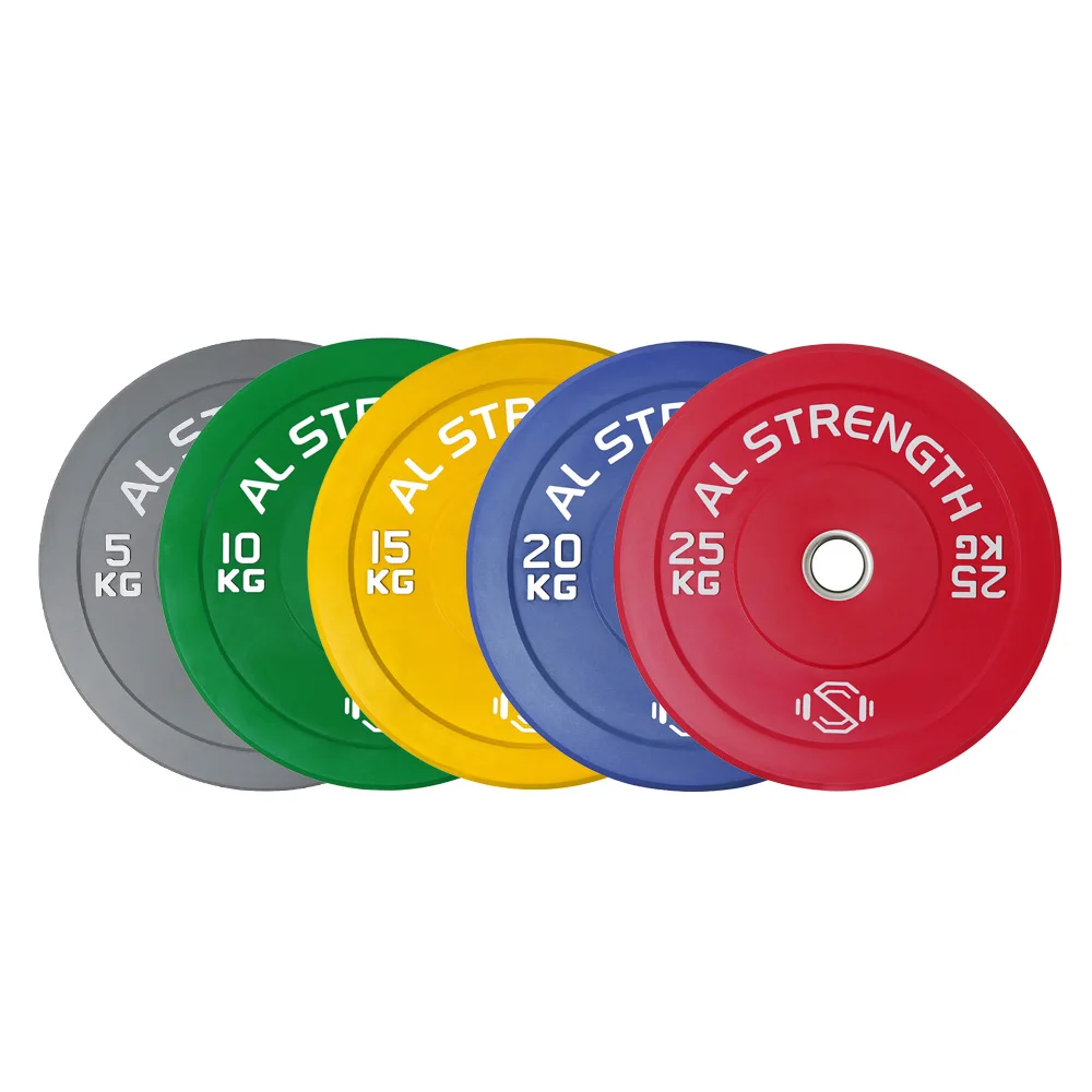 Latest Technology Barbell Alstrength Bumper Weight Plates Competition