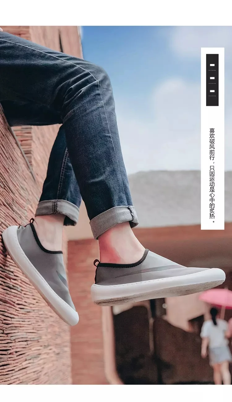 
MEN air slip on loafer shoes spandex breathable plat shoes zapatillas sepatu NK court sneakers walking shoes 