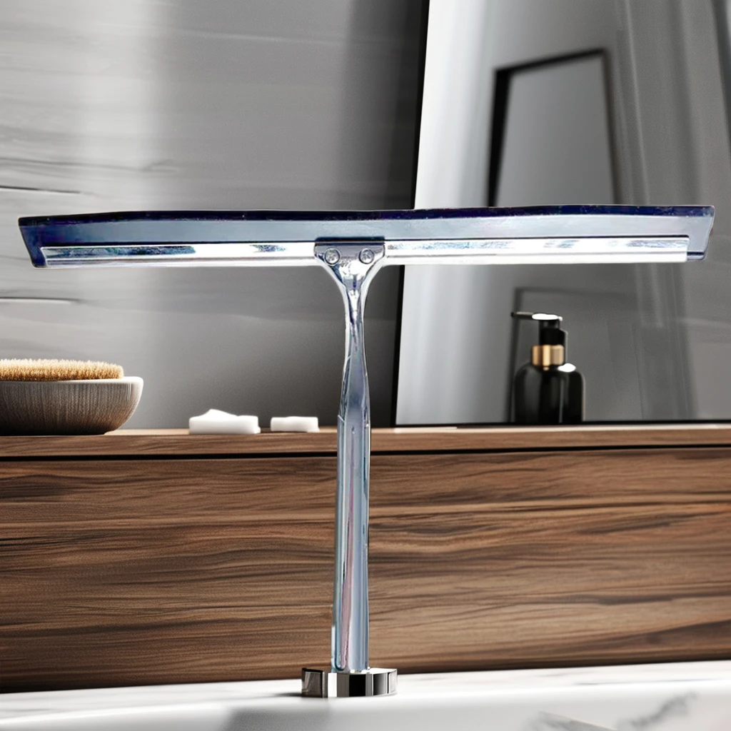 High Quality Zinc Alloy Glass Window Squeegee Quality Rubber Cleaner Tools