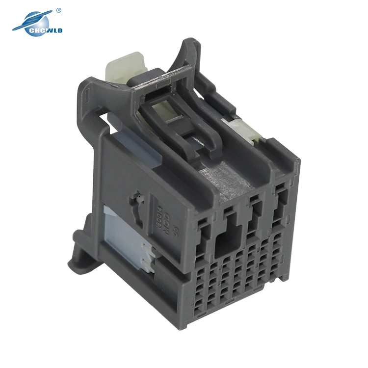 1600140003 molex 28 pin female light gray housing automotive wire to wire plug connector