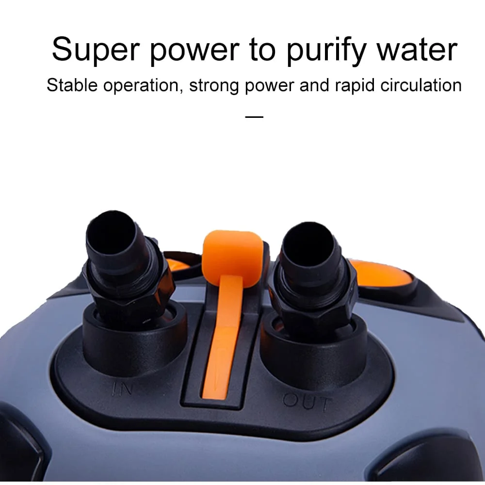 Factory Price Canister Filter External Aquarium Filter with Filter Media and Spray Bar for Large Fish Tanks and Aquariums