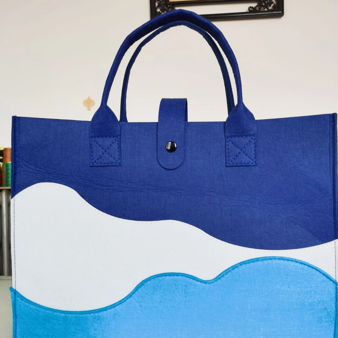 Factory supply Wholesale peaks Design Multi-color tote bag gift shopping bags womens handbag bag