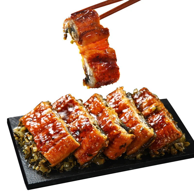 Натуральный свежий Жареный угорь на гриле угря Unagi копченый с богатым вкусом для оптовых и розничных поставок