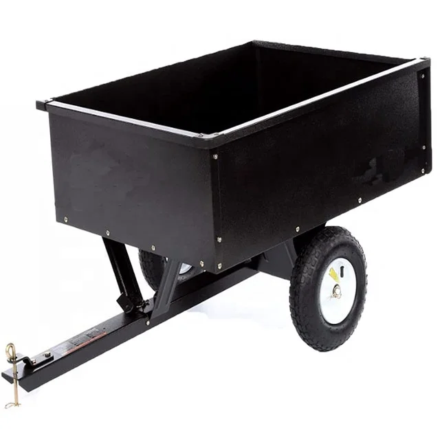 
Removable dump cart garden trailer mower trailer for any outside tractors 