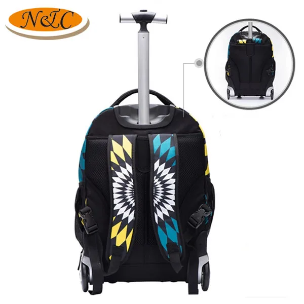 2023 Alibaba bag new supplier good quality trolley school bag for boy