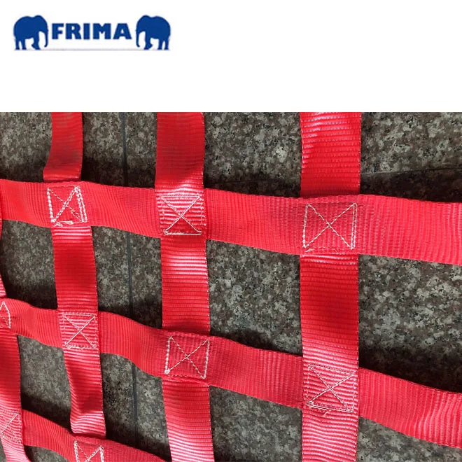 3Tons Polyester Webbing Sling Cargo Net Adjustable Cargo Net for Truck for Climbing Cargo Net