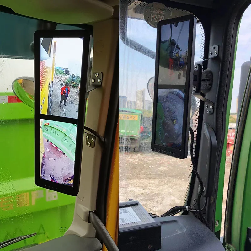 Large vehicle blind spot monitoring truck dvr with vehicles large trucks buses