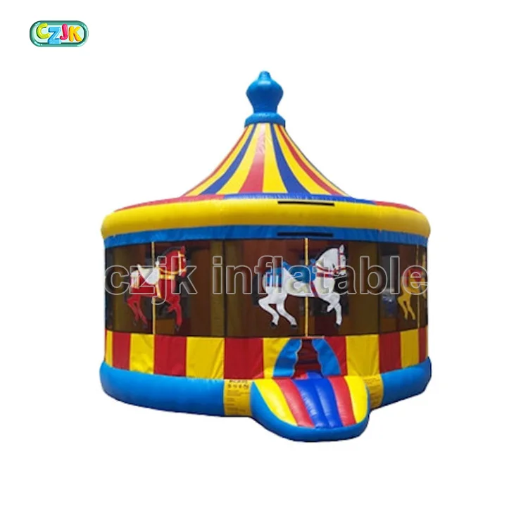 Cheap Moonwalk Jumper Bouncer Jumping Bouncy Castle Mobile Carousel Horse Inflatable Bounce House