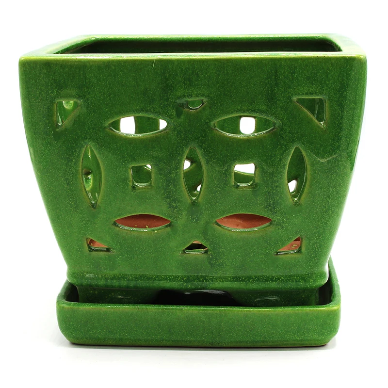 custom Perfect rare limited Ceramic Orchid Pot