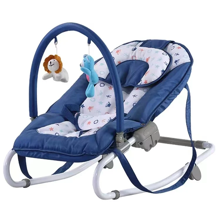 Easy for taking Baby rocker napper  baby rocker infant bouncer rocker with hanging toys