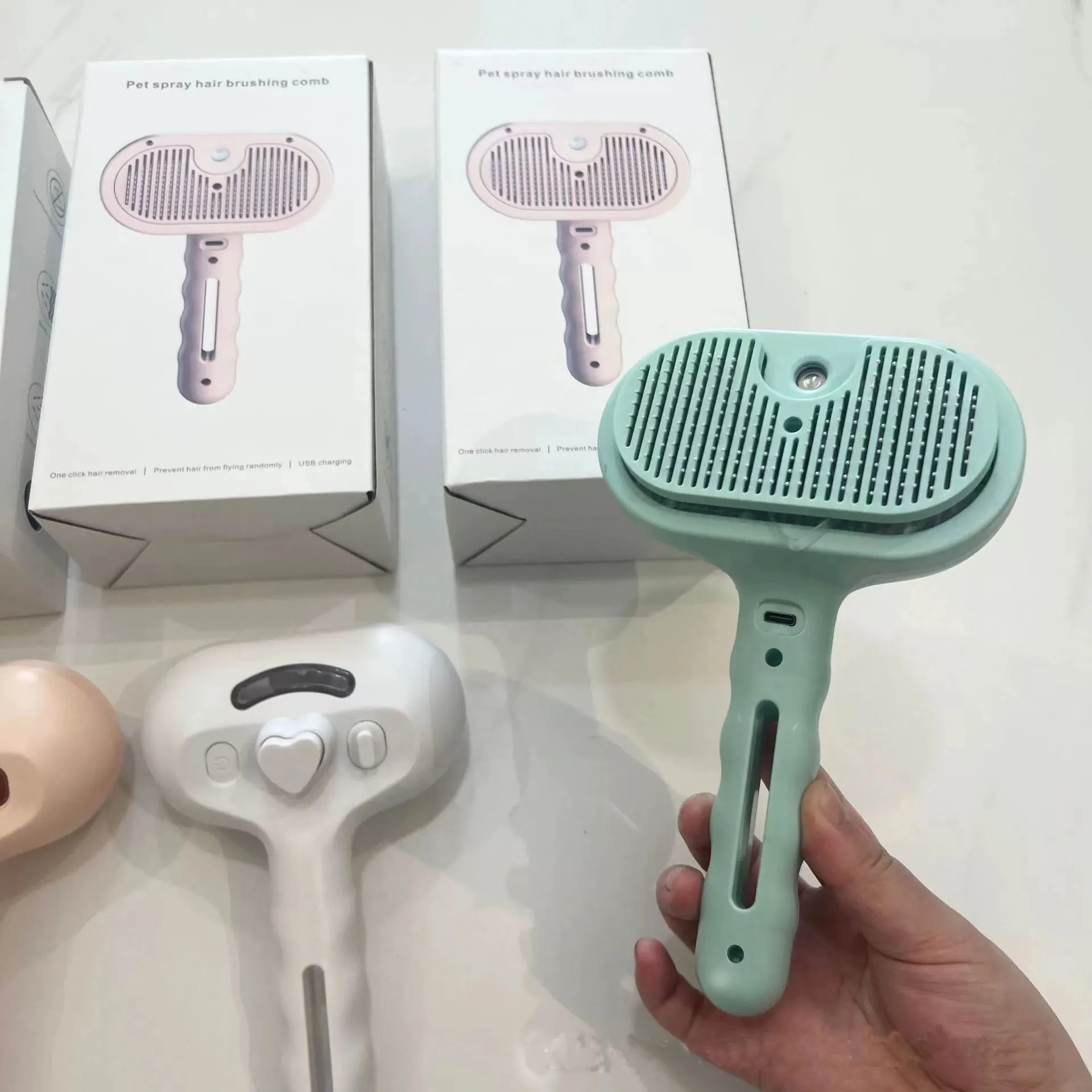 3 в 1 USB аккумуляторная электрическая Паровая расческа