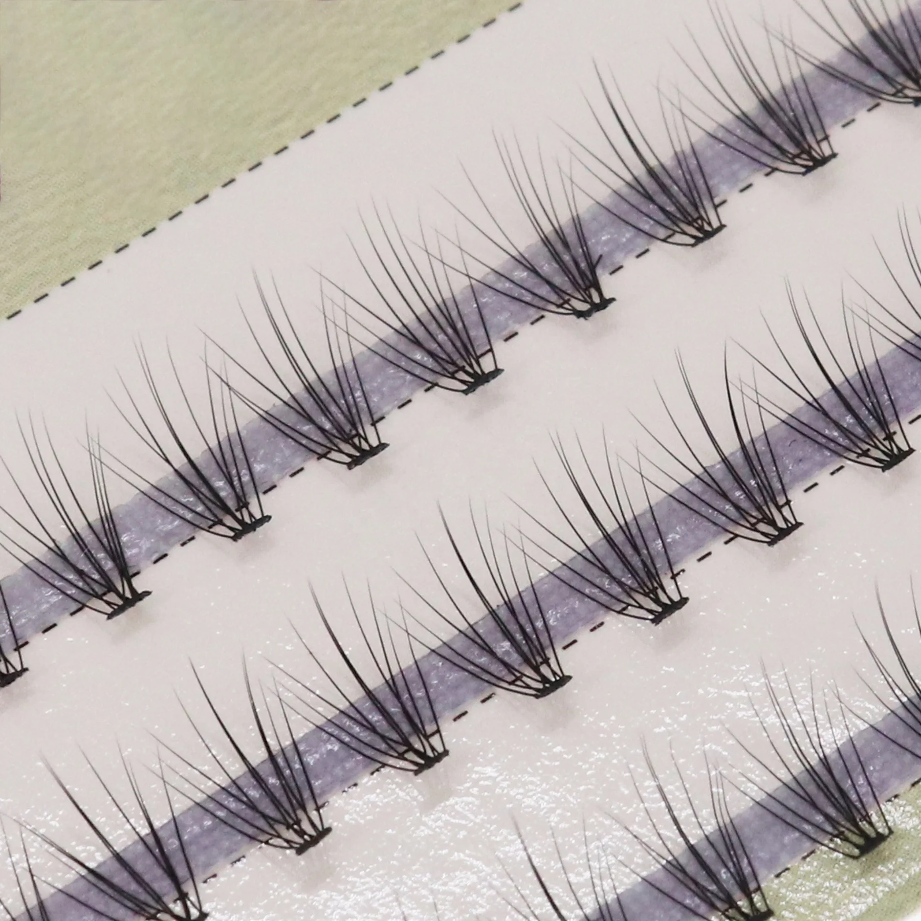 
Factory Wholesale Korean Synthetic Fiber Cluster Lashes Individual Eyelash Extension 