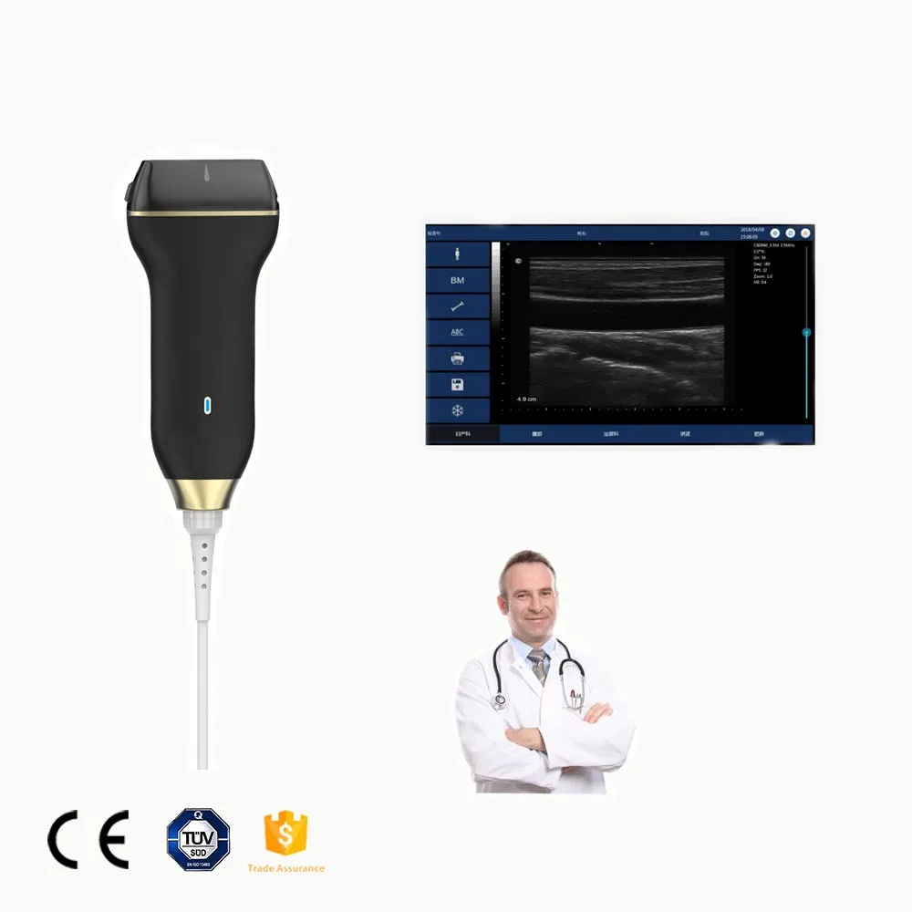  GYGN-CE медицинский C30L линейный Цветной Допплер USB буровая установка для бурения скважин на ручной ультразвуковой прибор электрический пластиковый годный темно-3 лет класс II