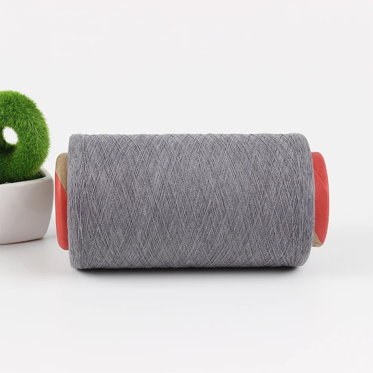 Cotton Ropes Polyester Bleached Fancy Yarn Weaving Fabric Sustainable Blanket Sock Towel Cotton Blended Yarn