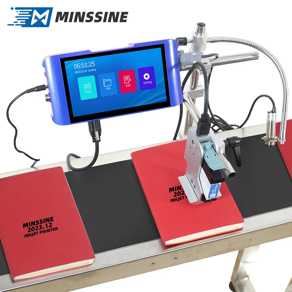 25.4mm expired date online date coder inkjet printer machine variable inkjet printer