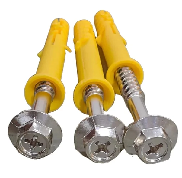 Fast-Drying Titanium Roofing Screws Zinc Alloy Fasteners with Rubber Hex Washer Head Self-Tapping Screw Fastening System