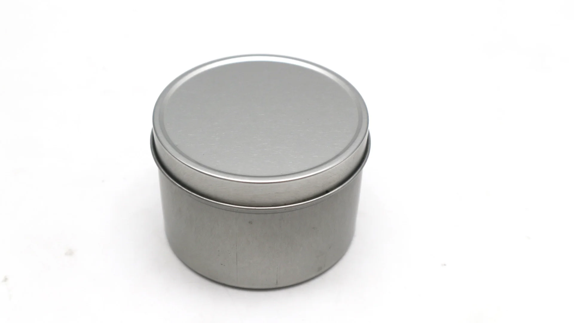 Wholesale 2oz 4oz 6oz 8oz Empty Round Scented Decorative Rose Gold Tin Container Jars Travel Matte Black Tinplate Candle Tins