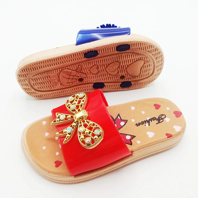 New style good quality Platform PVC Summer beach Kids Flip Flop Slippers